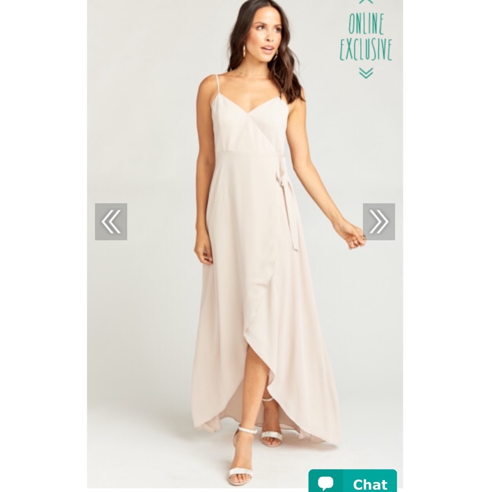 Mariah Wrap Dress- Show Me The Ring Crisp